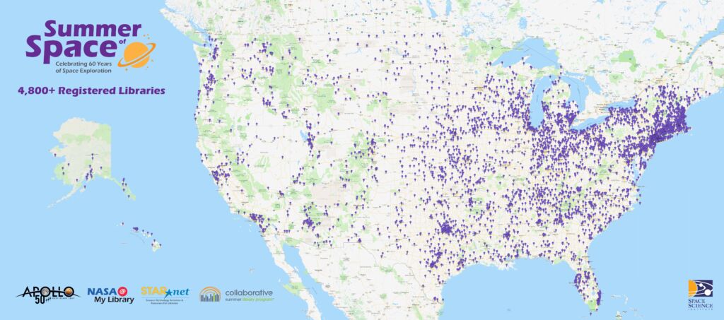 Summer of Space Reach Map