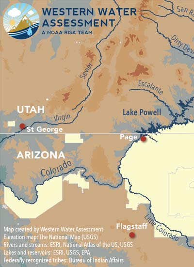 Western Water Assessment Map