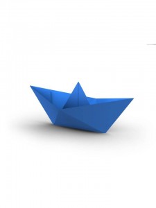 Origami boat image