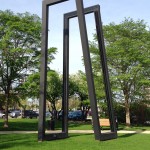 Sculpture on Village Green by Ivan